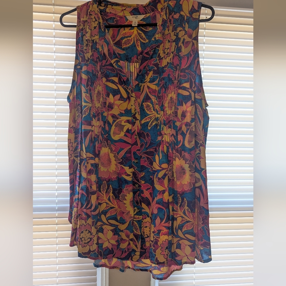 Terra & Sky Multicolor Floral Blouse